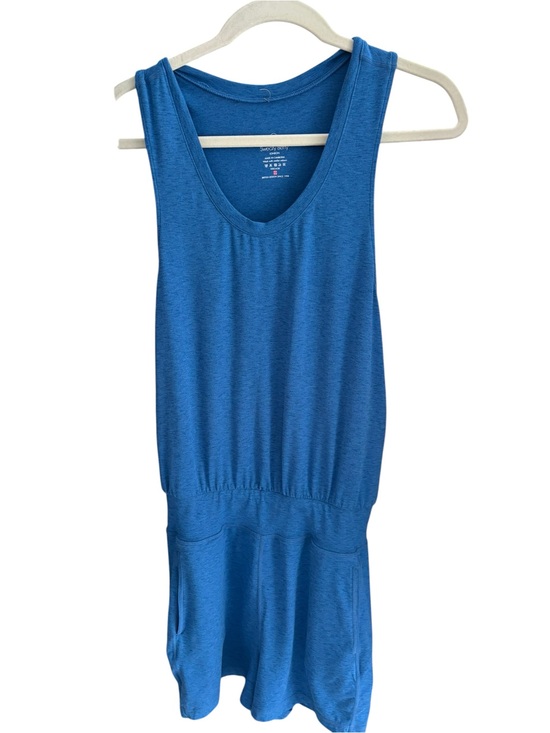 Sweaty Betty Pants - Sweaty Betty Womens Size M. Blue Sleeveless One-Piece Romper.